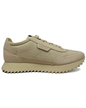 Moncler Pacey 2 Textured Trainers - Metallic