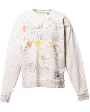 Maison Mihara Yasuhiro Printed Sweatshirt - White