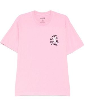 ANTI SOCIAL SOCIAL CLUB Cancelled Paint T-Shirt - Pink
