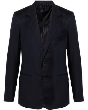 Lanvin Single-Breasted Blazer - Blue