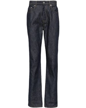 Helmut Lang High-Rise Straight-Leg Jeans - Blue