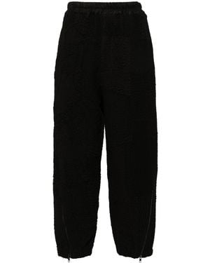 By Walid Tapered-leg Cotton Pants - Black