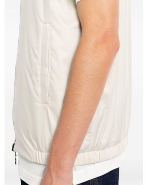 Kiton Reversible Sleeveless Blouson - White