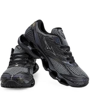 Mizuno Wave Prophecy Lace-Up Trainers - Black