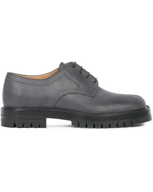 Maison Margiela Tabi Lace-Up Derby Shoes - Gray