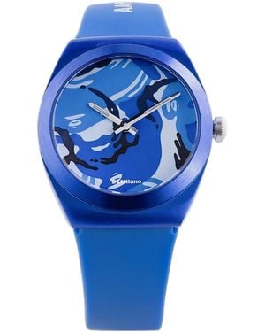 Aape By A Bathing Ape Xd1 Camo 34Mm Watch - Blue