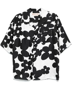 Marni Short Sleeve Shirts - Black