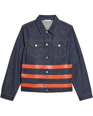 Helmut Lang 3 Zip Trucker.Bklyn - Blue