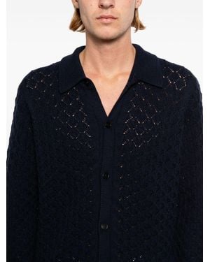 John Smedley Winster Shirt - Blue