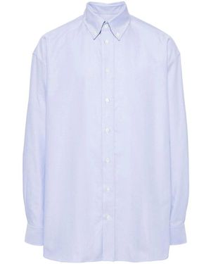 Marni Long-Sleeve Cotton Shirt - Blue