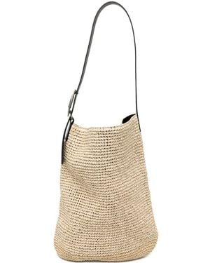 BED j.w. FORD Woven Paper Yarn Shoulder Bag - Natural