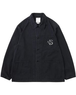 Visvim Tiger Embroidered Jacket - Blue