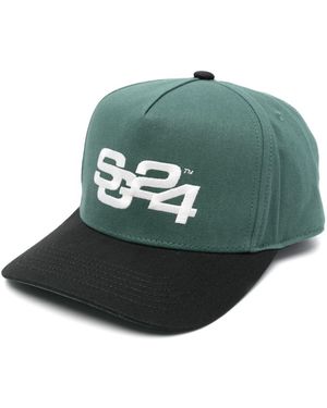 SUMMER GAMES Motif-Embroidered Cap - Green