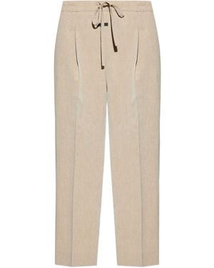 Fear Of God Pleat-Detailed Drawstring Trousers - Natural
