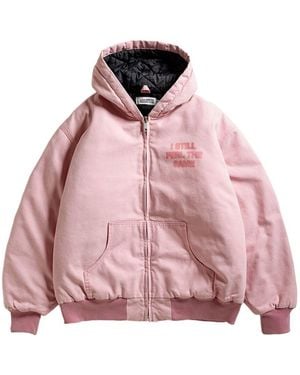 ANTI SOCIAL SOCIAL CLUB Missing Work Hooded Jacket - Pink