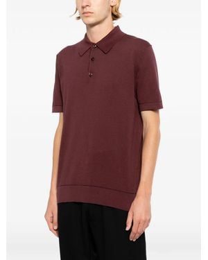 Brioni Short-Sleeve Polo Shirt - Red