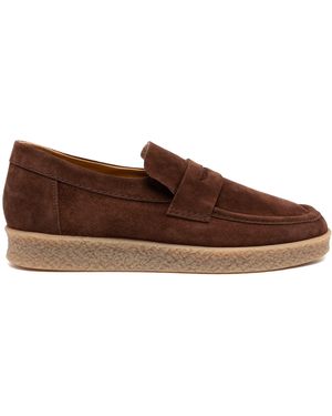 Lardini Suede Loafers - Brown