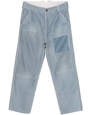 Visvim Pastoral Striped Pants - Blue