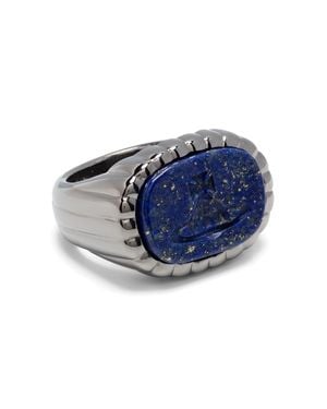 Vivienne Westwood Denver Orb-Detail Ring - Blue