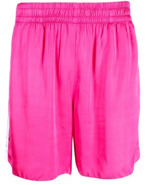 BLUE SKY INN Waiter Elasticated-Waistband Shorts - Pink