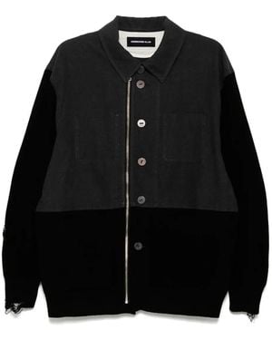Undercover Paneled Shirt Jacket - Black