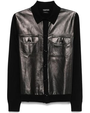 Tom Ford Paneled Shirt - Black