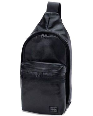 Porter-Yoshida and Co Single-Strap Shoulder Bag - Black