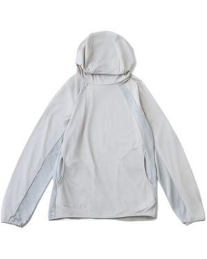 Hiking Patrol Orbit Panelled Long-Sleeve Hoodie - Grey
