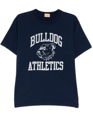 Whitesville Bulldog Printed T-Shirt - Blue