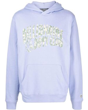 BBCICECREAM Logo Cotton Hoodie - Blue