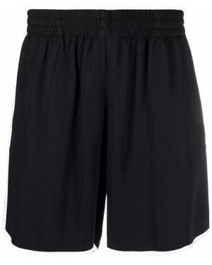 BLUE SKY INN Contrast Stripe Shorts - Black