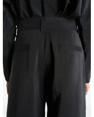 Lemaire Straight Tailored Trousers - Black