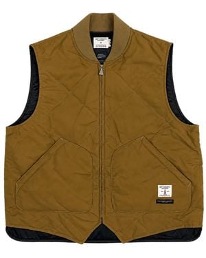 Roy Rogers X Engineered Garments Quilted Gilet - Green