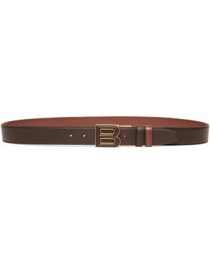 Bally B Bold Reversible Belt - White