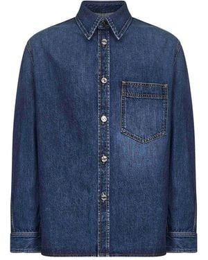 Givenchy Overshirt Denim Shirt - Blue