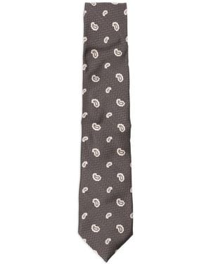 ZEGNA Silk Tie - White