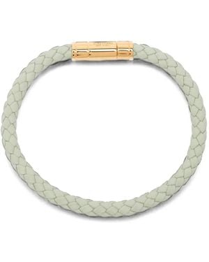 Tom Ford Braided Leather Bracelet - Metallic