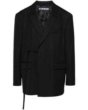 Louis-Gabriel Nouchi Double-Breasted Blazer - Black