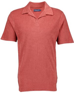 Frescobol Carioca Faustino Cotton Polo Shirt - Red