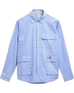 Barbour X Paul Smith Chemise À Carreaux Vichy - Blue