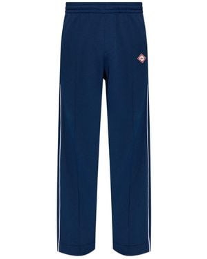 CASABLANCA Pique Track Trousers - Blue