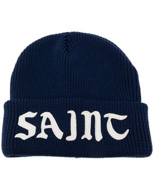 SAINT Mxxxxxx Logo Beanie - Blue