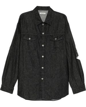 Undercover Graphic-Print Shirt - Black