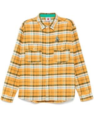 ICECREAM Flannel Shirt - Yellow