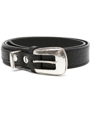 Lemaire Western Leather Belt - Black