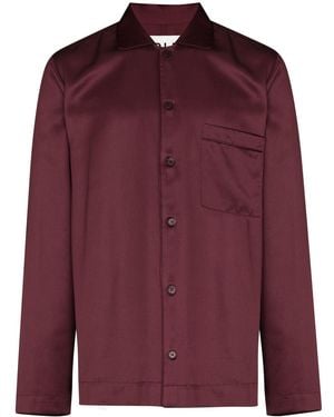 CDLP Home Pyjama Shirt - Red