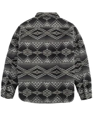 Pendleton Marshall Geometric-Pattern Cotton Jacket - Gray