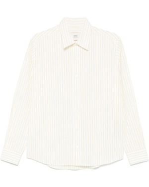 Ami Paris Striped Shirt - White