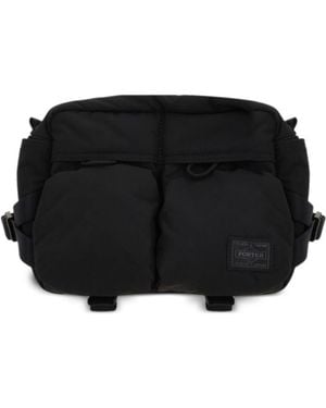Porter-Yoshida and Co Senses Two-Pocket Messenger Bag - Black