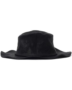 Yohji Yamamoto Wide-Brim Hat - Black